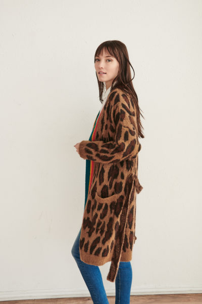 Week&, Women - Outerwear,  Leopard Print Cardigan