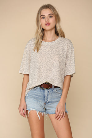 Eden Lifestyle, Women - Shirts & Tops,  Leopard Crewneck