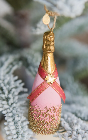 Champagne Bottle Ornaments - Eden Lifestyle