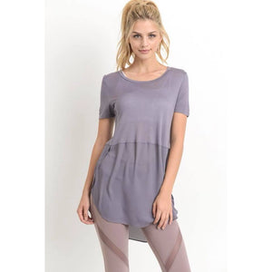 Eden Lifestyle, Women - Shirts & Tops,  Lilac Athleisure Top