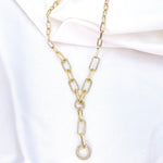 Link Pave Necklace - Eden Lifestyle