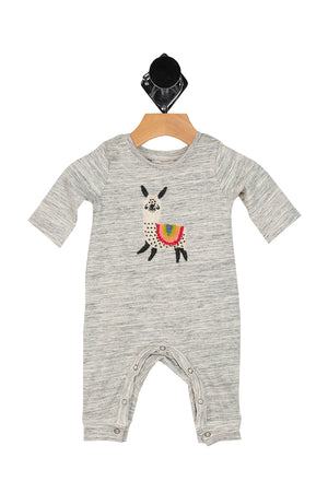 Mimi & Maggie, Baby Girl Apparel - Rompers,  Mimi & Maggie Llama Drama Romper