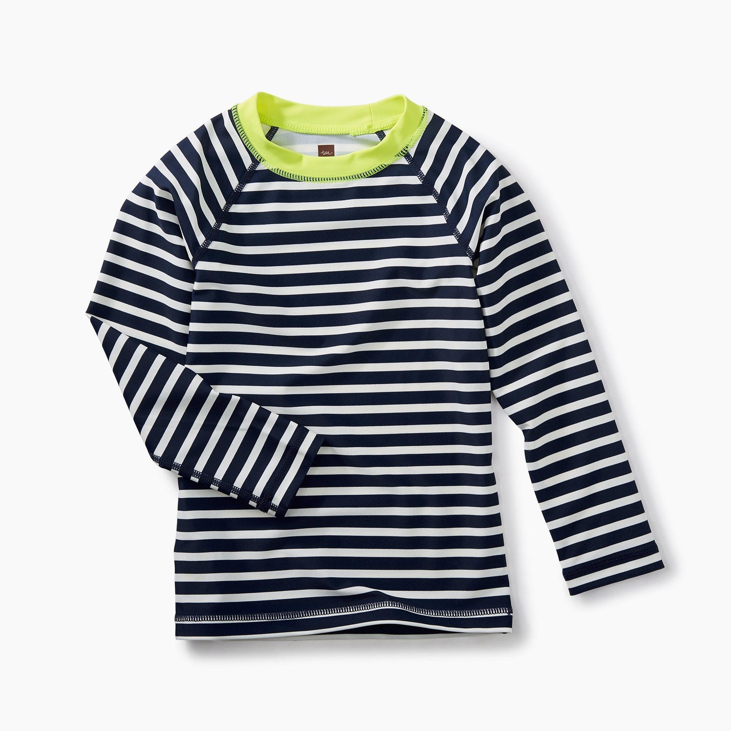 Tea Collection, Boy - Swimwear,  Long Sleeve Striped Indigo Rash Guard