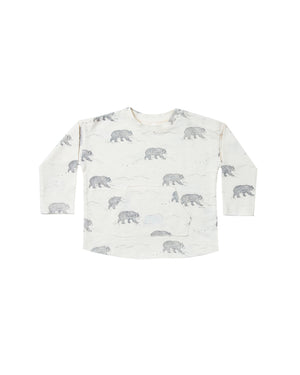 Rylee and Cru, Baby Boy Apparel - Shirts & Tops,  Rylee & Cru Ivory Bears Long Sleeve Tee
