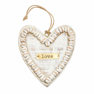 Beaded Plaque Ornaments - Eden Lifestyle