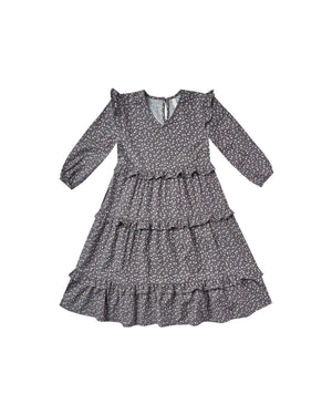 Rylee and Cru, Girl - Dresses,  Rylee & Cru Ditsy Mabel Dress Washed Indigo