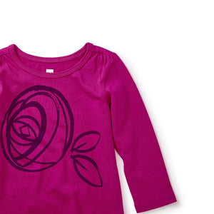 Tea Collection, Baby Girl Apparel - Tees,  Mackintosh Rose Tee