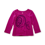 Tea Collection, Baby Girl Apparel - Tees,  Mackintosh Rose Tee