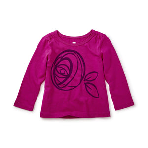 Tea Collection, Baby Girl Apparel - Tees,  Mackintosh Rose Tee