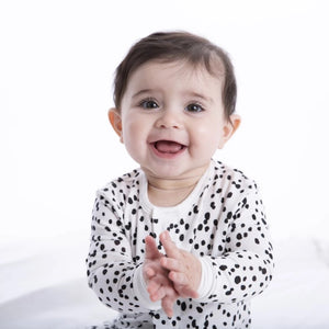 Magnificent Baby, Baby Boy Apparel - Pajamas,  Magnetic Me by Magnificent Baby Seeing Spots Modal Magnetic Footie