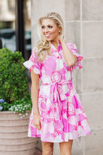 The Maisie Button Up Midi Dress - Eden Lifestyle