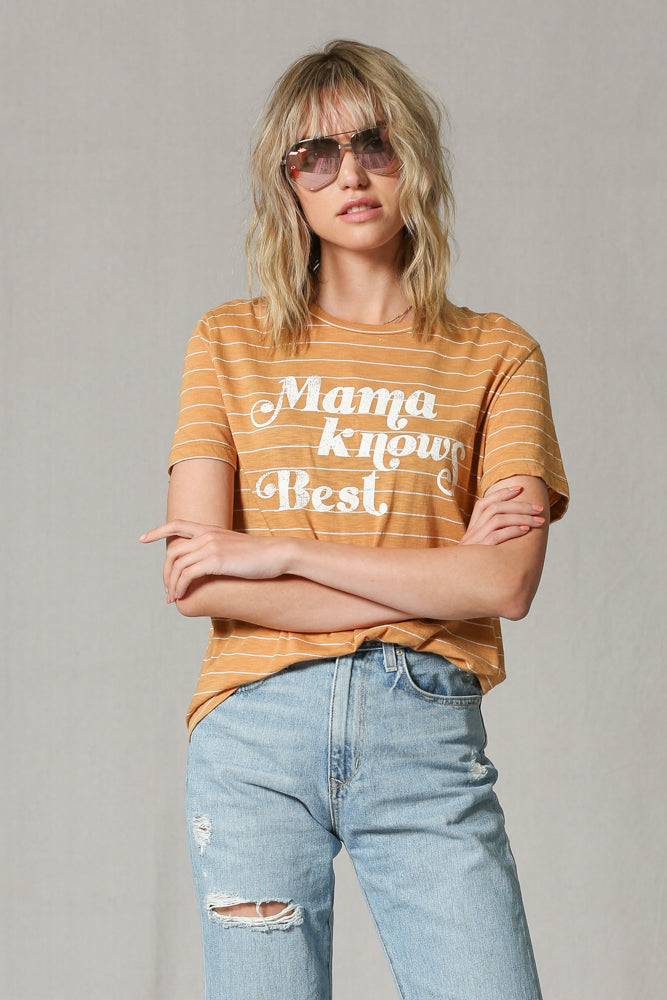 Eden Lifestyle, Women - Tees,  Mama Knows Best Graphic Tee
