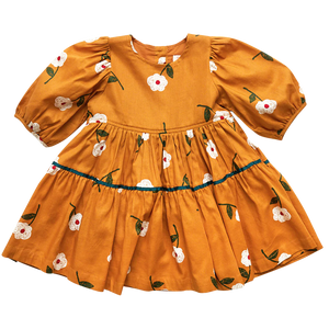 Maribelle Dress - Gold Flower - Eden Lifestyle