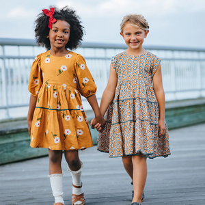 Girls Peachy Dress - Kaleidoscope - Eden Lifestyle