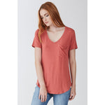 Another Love, Women - Tees,  Phoenix V Neck Mauve Tee