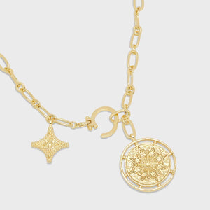 Gorjana, Accessories - Jewelry,  Gorjana Maya Coin Clasp Lariat