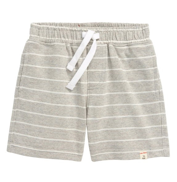 Me & Henry, Boy - Shorts,  Me & Henry - Grey/white stripe jersey shorts