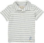 Me & Henry, Boy - Shirts,  Me & Henry - Navy/Cream Cotton Slub Polo