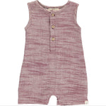Me & Henry, Baby Boy Apparel - One-Pieces,  Me & Henry - Wine Playsuit