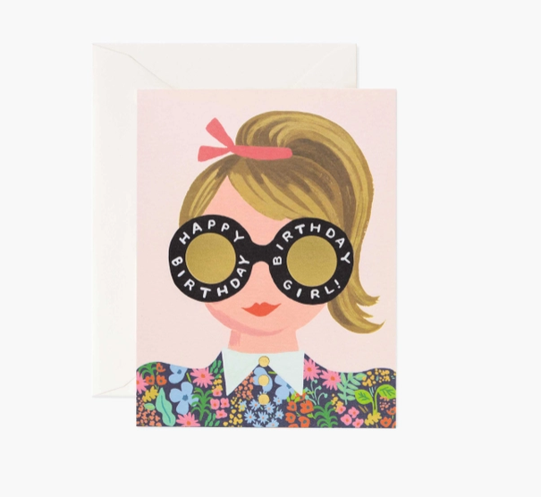 Meadow Birthday Girl Greeting Card - Eden Lifestyle