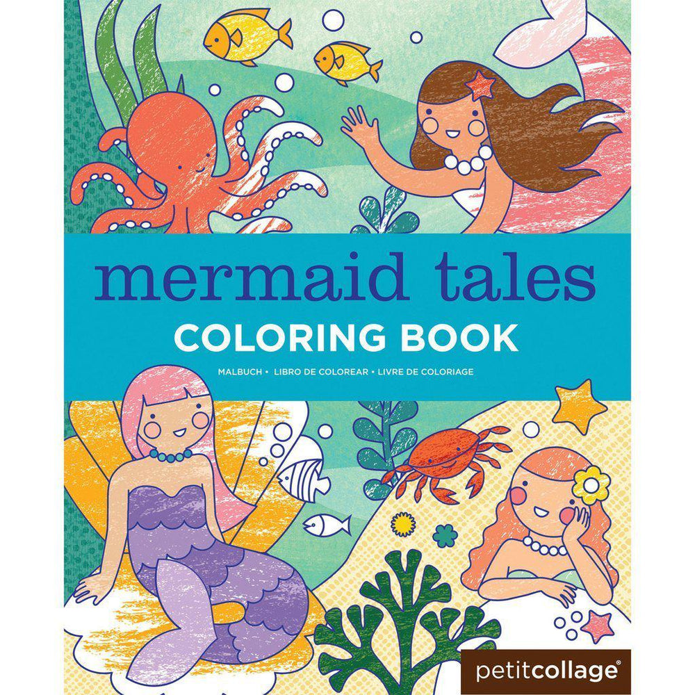 Petitcollage, Gifts - Kids Misc,  Mermaid Tales Coloring Book