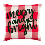 Mud Pie Merry and Bright Pillow - Eden Lifestyle