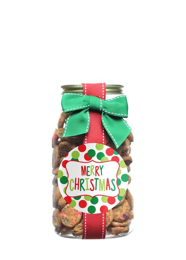 Chocolate Chip Cookies Christmas Pint Jar - Eden Lifestyle