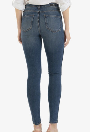 KUT from the Kloth, Women - Denim,  KUT from the Kloth Mia High Rise FAB AB Slim Fit Skinny (Above Wash - Eco Friendly)