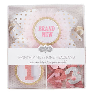 Mud Pie, Accessories - Bows & Headbands,  Brand New Milestones Headband