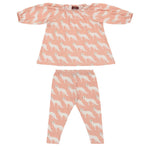 Milkbarn, Baby Girl Apparel - Outfit Sets,  Milkbarn Dress Set - Pink Fox