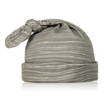 Milkbarn, Accessories - Hats,  Milkbarn Knotted Hat - Gray Stripe