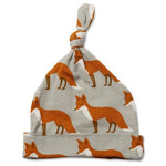 Milkbarn, Accessories - Hats,  Milkbarn Knotted Hat - Orange Fox