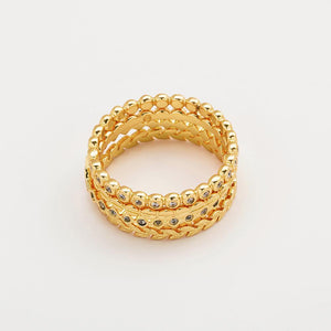 Gorjana, Accessories - Jewelry,  Gorjana - Mini Stackable Ring Set Gold