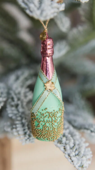 Champagne Bottle Ornaments - Eden Lifestyle