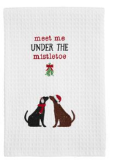 Mud Pie Christmas Waffle Towel - Eden Lifestyle