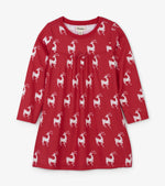 Hatley, Girl - Pajamas,  Hatley Mistletoe Deer Nightdress
