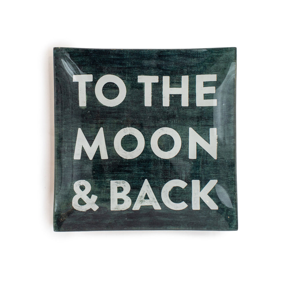 Square Decoupage Plate - Eden Lifestyle