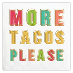 More Tacos Please Foil Beverage Napkins - Eden Lifestyle