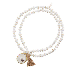 White Oyster Decorative Beads - Eden Lifestyle