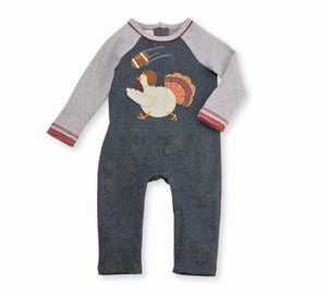 Mud Pie, Baby Boy Apparel - Rompers,  Mud Pie Turkey Football One Piece