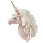 Mud Pie, Baby - Nursery Organization,  White Mane Unicorn Wall Mount