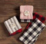 Mud Pie Buffalo Check Dish Towel Set - Eden Lifestyle