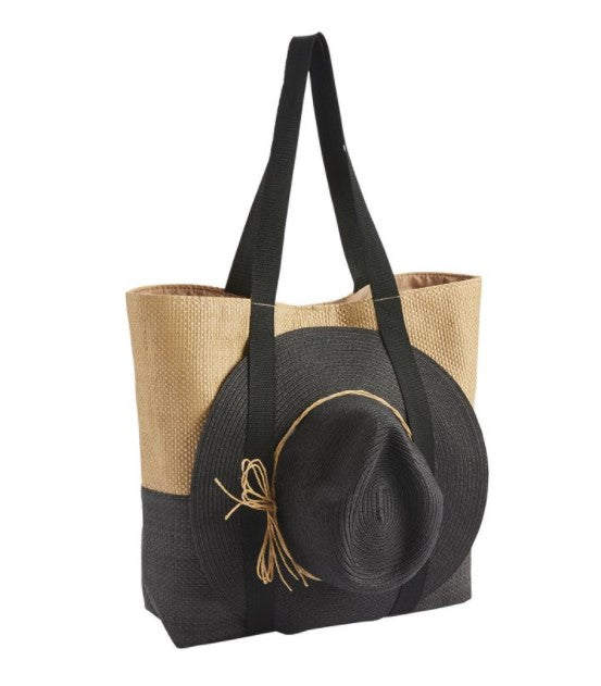 Mud Pie - Hat and Tote Set - Eden Lifestyle