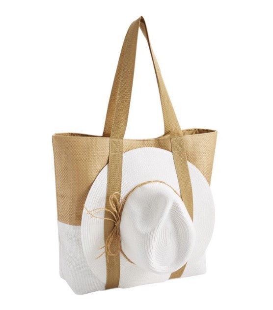 Mud Pie - Hat and Tote Set - Eden Lifestyle