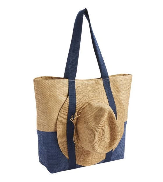 Mud Pie - Hat and Tote Set - Eden Lifestyle