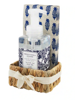 Mud Pie Ikat Indigo Soap and Napkin Set - Eden Lifestyle