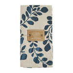 Mud Pie Blue Leaf Napkin Set - Eden Lifestyle