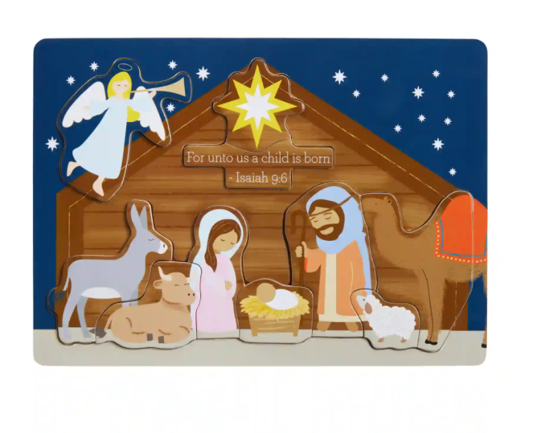 Mud Pie Nativity Wood Puzzle - Eden Lifestyle