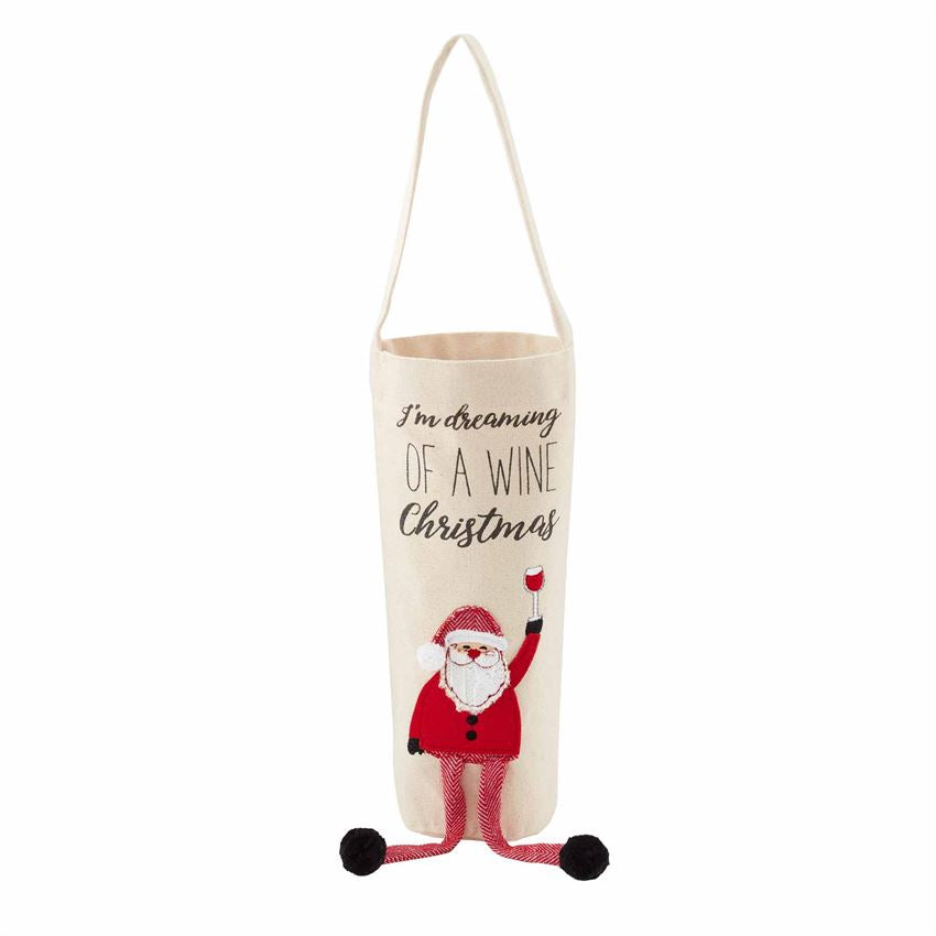 Mud Pie, Home - Drinkware,  Mud Pie Dangle Leg Wine Bag