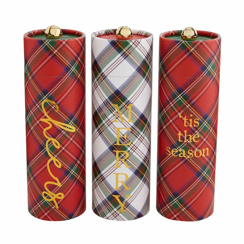 Mud Pie, Home - Candles,  Mud Pie - Tartan Fireplace Match